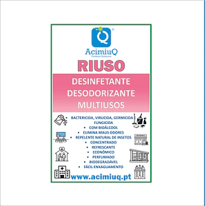 RIUSO - Desinfetante desodorizante multiusos 