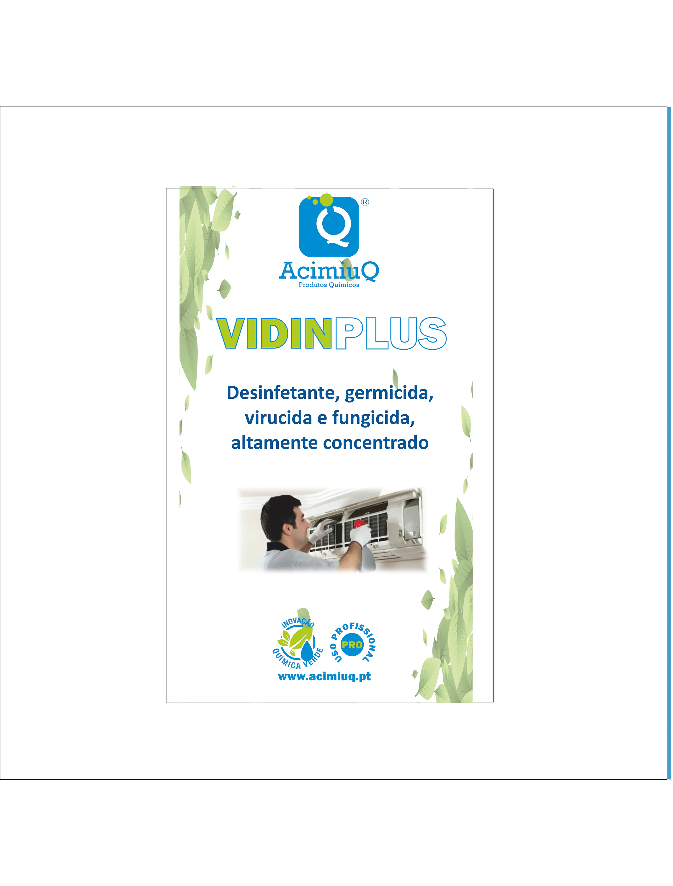 VIDIN PLUS - Desinfetante altamente concentrado   1