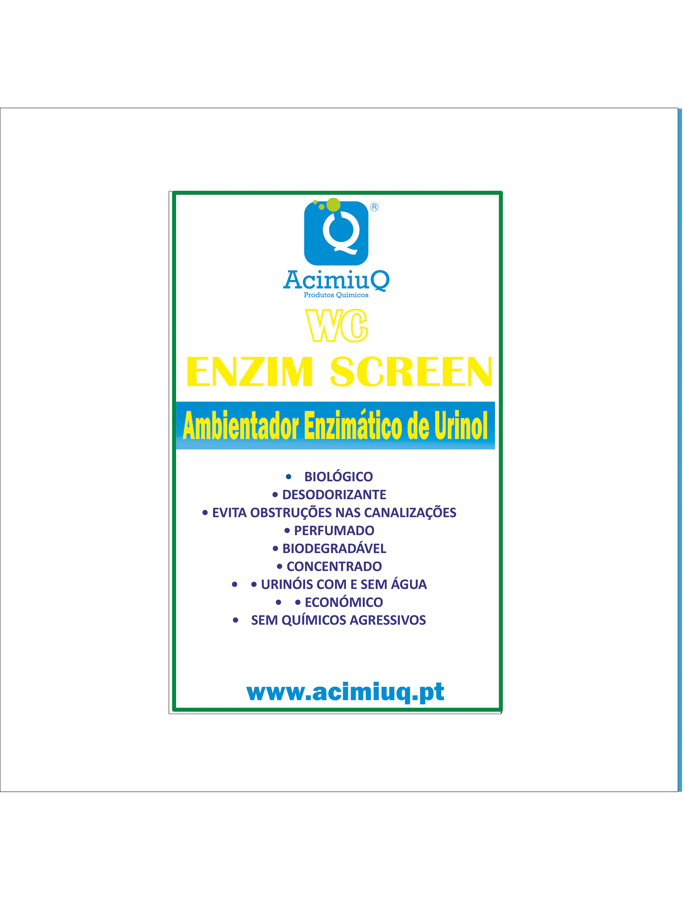 WC ENZIM SCREEN - Ambientador enzimático urinóis 1
