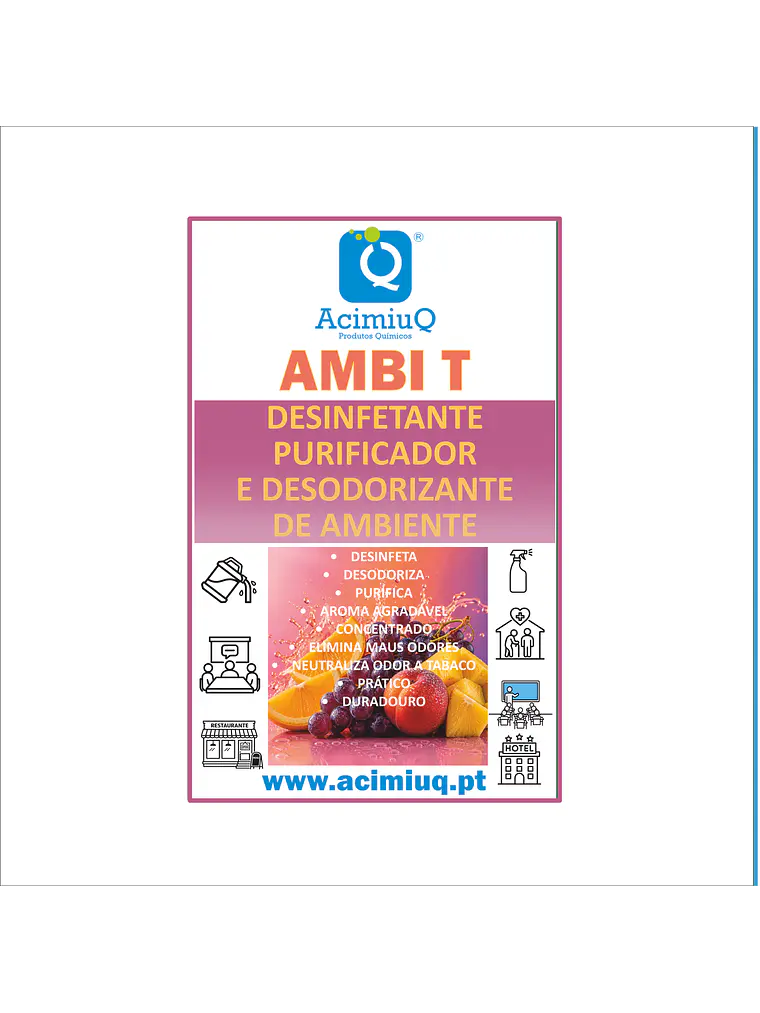 AMBI T - Desinfetante purificador e desodorizante de ambiente    1