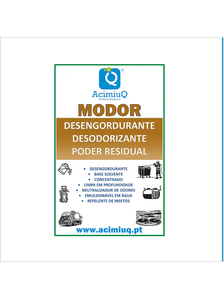 MODOR - Desengordurante desodorizante  poder residual  1