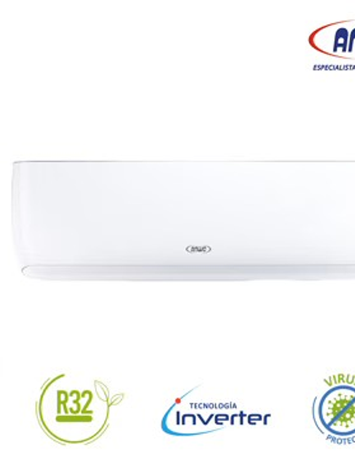 AIRE ACONDICIONADO SPLIT MURO FRESH AIR 12.000 BTUH INVERTER R32 1