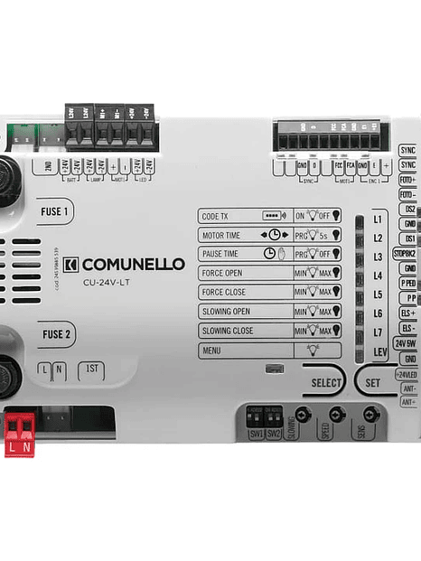 Central Electrónica Comunello CU 24V LT 1