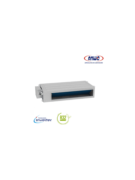 AIRE ACONDICIONADO SPLIT DUCTO BAJA SILUETA 18.000 BTUH INVERTER R32 1