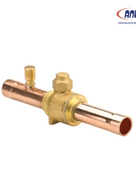 VALVULA BIDIRECCIONAL PARA CORTE DE REFRIGERANTE. APENDICE DE CARGA. CONEXIÓN A SOLDAR 1/4 1