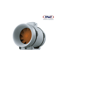 VENTILADOR EN LINEA CIRCULAR DE 2 VELOCIDADES DIAMETRO 160MM 2450 RPM MOTOR 220V QMAX 521M3H