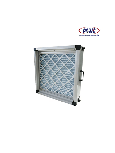 GABINET PORT FILTRO ALUM ARREGL 1X1 - 4 ET 24x24x2-24x24x2-24x24x4-24x24x15 DIM NOM-73.5x73.5x75CM 1