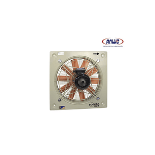 HELICOIDAL MURAL HELICE DE PLASTICO CON REJILLA PROTECCION EN SUCCION MOTOR 380V QMAX 6315M3H