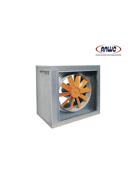 VENT HELICOIDAL EN CABINA CJHCH-56-4T-0.75 HELICE PLASTICA TRAB. VERT-HORIZONTAL 380V QMAX 11039M3H 1