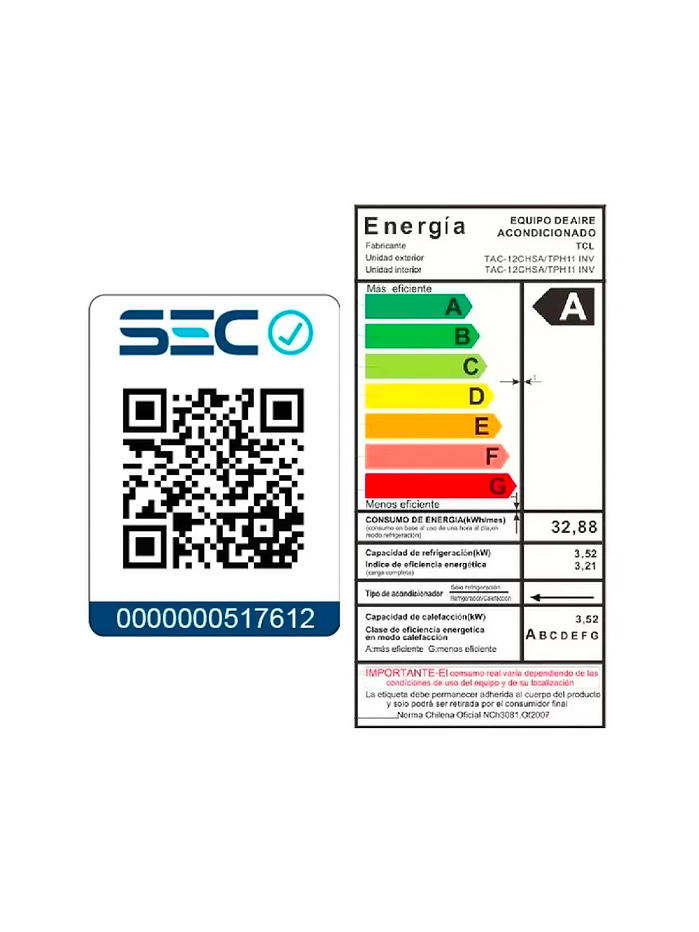 Aire Acondicionado Inverter Breezein 12000 BTU WIFI 4