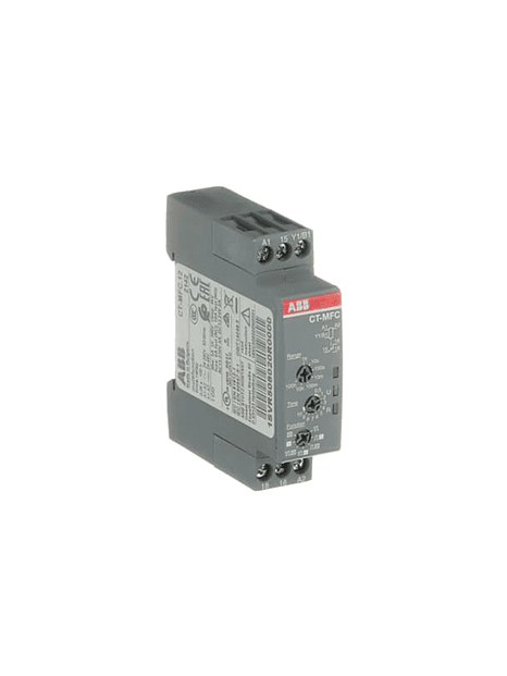 Rele multifuncion (7 Func.) CT-MFC.12 24-240 Vac 0.05s-100H 1
