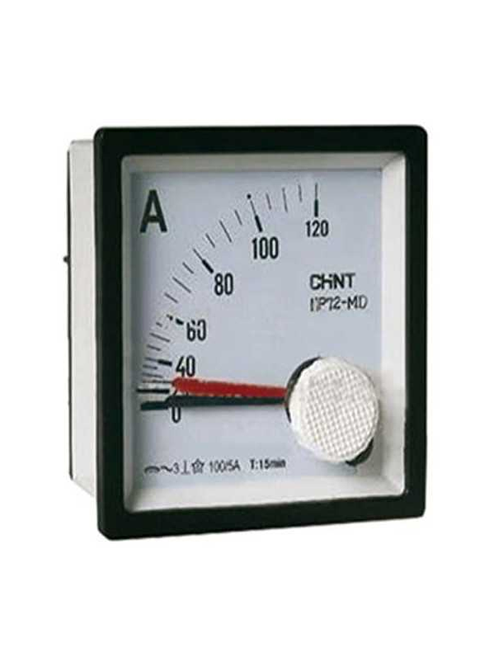 Amperímetro AC 100A Indirecto h.móvil c/esc. 72x72 clase 1.5 1