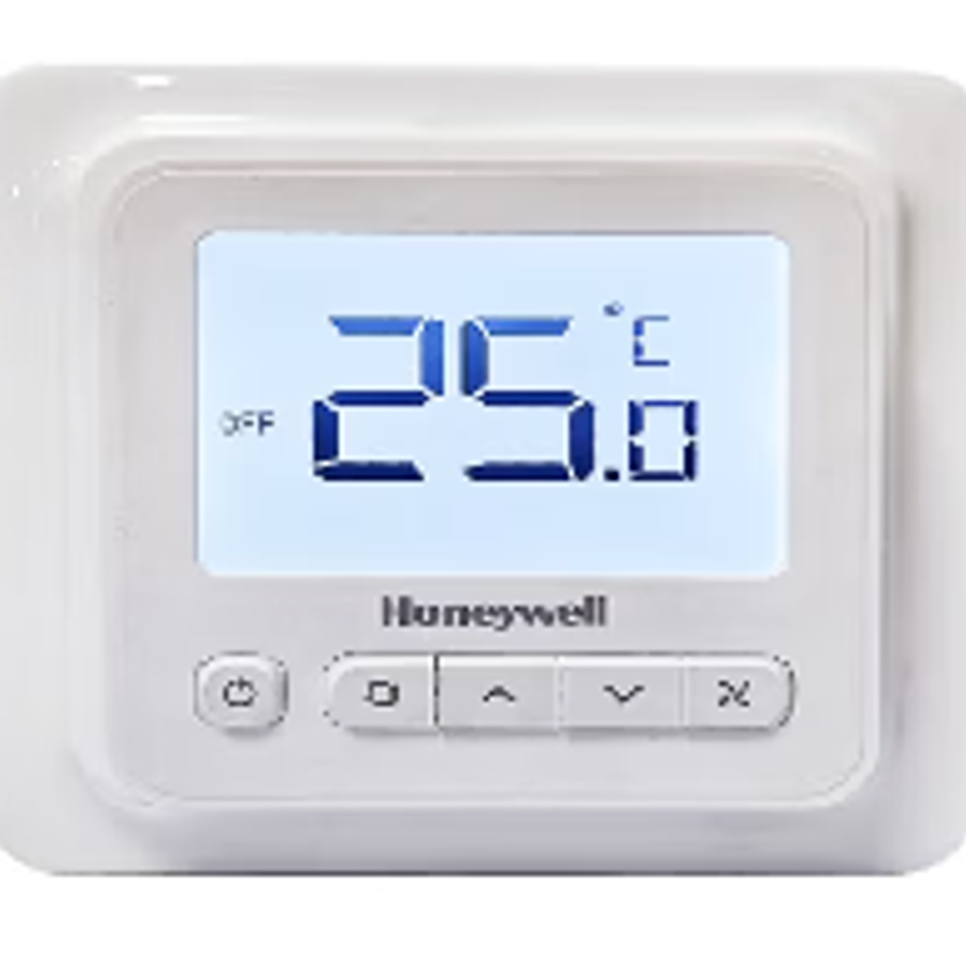 TERMOSTATO DIGITAL CONFIGURABLE HONEYWELL PARA FAN COIL. INCLUYE PLACA MURO 1