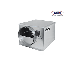 EXTRACTOR CENTRIFUGO EN LINEA BAJO NIVEL DE RUIDO CONEXIÓN 250MM 220V 2400 RPM QMAX 1150M3H