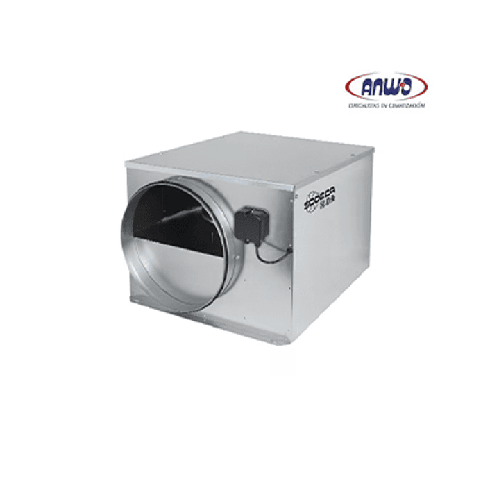 EXTRACTOR CENTRIFUGO EN LINEA BAJO NIVEL DE RUIDO CONEXIÓN 200MM 220V 1400 RPM QMAX 770M3H 1