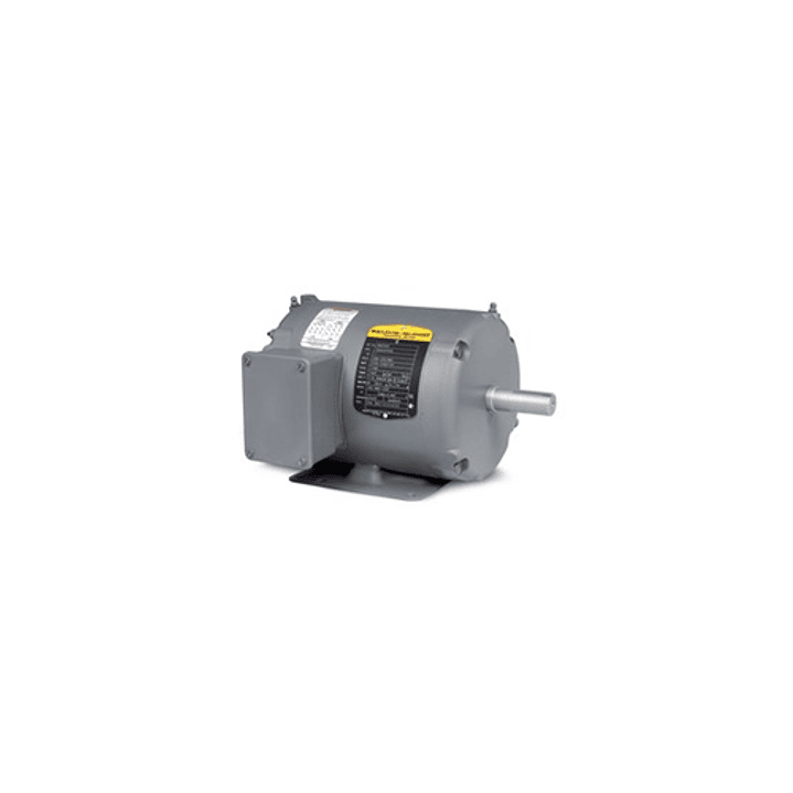 BALDOR M3457 230/460V 1.4/.7A .33HP, 3450RPM, 3PH, 60HZ, 48, 3410M, TENV, F1- (DHL) 1