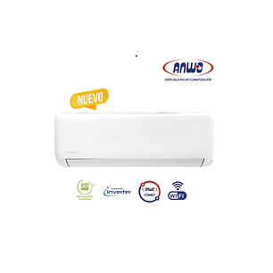 ANWO SPLIT MURO ECOFLOW 9.000 BTUH INVERTER R32