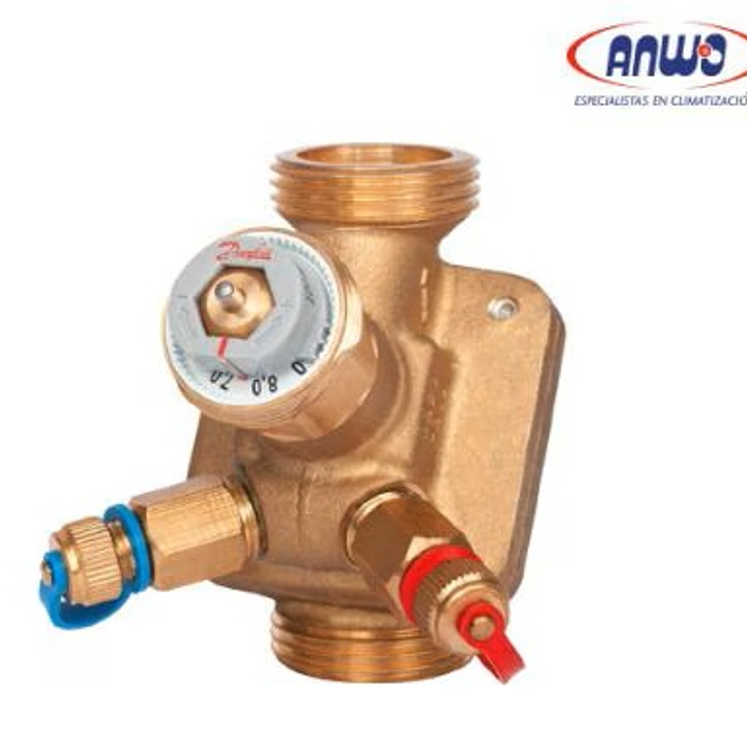 VALVULA DE EQUILIBRIO HIDRAULICO AB-QM CON TOMAS DE PRESION, DN25, 340-1700 L/H, G 1¼ 1