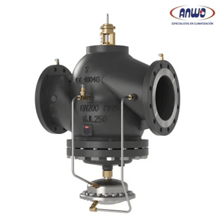 VALVULA DE EQUILIBRIO HIDRAULICO AB-QM FLANGE CON TOMAS DE PRESION 112000-280000 L/H DN250 1