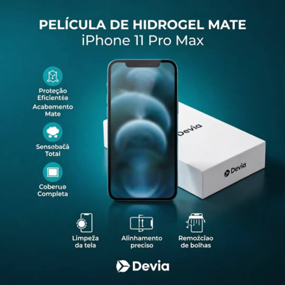 Película Hidrogel DEVIA iPhone 11 Pro Max Mate | ACM85 1