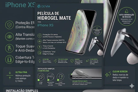 Película Hidrogel Mate DEVIA iPhone XS | ACM85