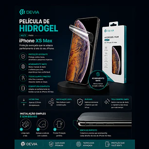 Película Hidrogel DEVIA iPhone Xs Max | ACM85