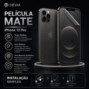 Película Hidrogel DEVIA iPhone 12 Pro Mate | ACM85