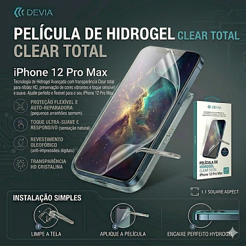 Película Hidrogel DEVIA iPhone 12 Pro Max | ACM85