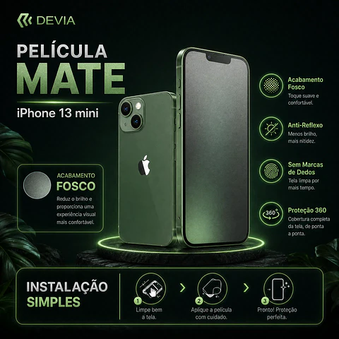 Película Hidrogel DEVIA iPhone 13 mini Mate | ACM85