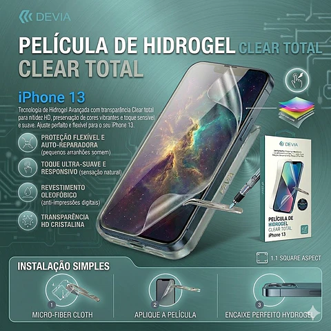 Película Hidrogel DEVIA iPhone 13 | ACM85