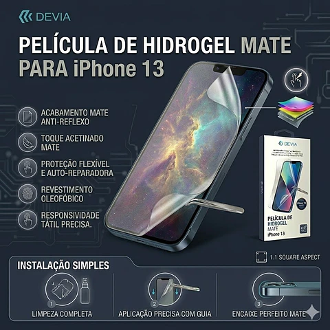 Película Hidrogel Mate DEVIA iPhone 13 | ACM85