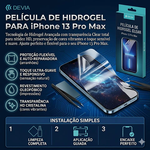 Película Hidrogel DEVIA iPhone 13 Pro Max | ACM85