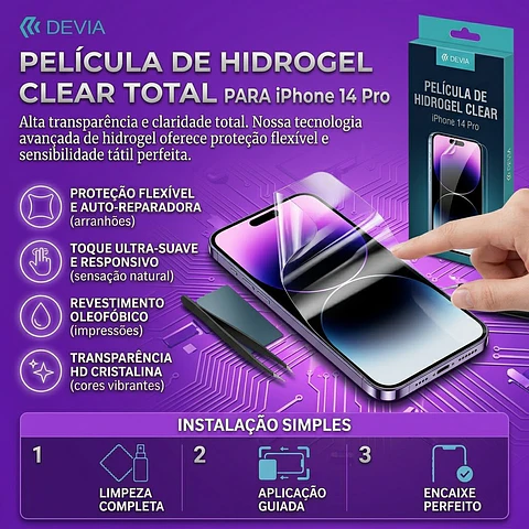 Película Hidrogel DEVIA iPhone 14 Pro | ACM85