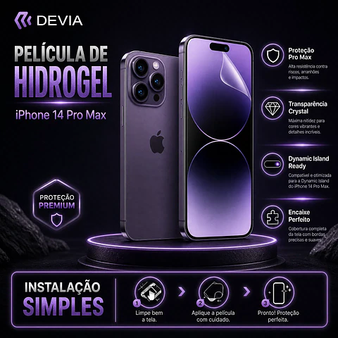 Película Hidrogel DEVIA iPhone 14 Pro Max | ACM85