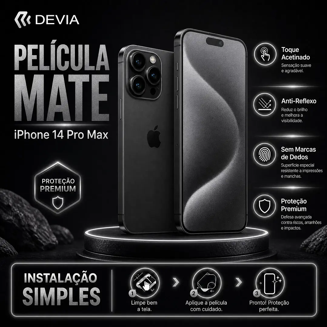Película Hidrogel DEVIA iPhone 14 Pro Max Mate | ACM85 1