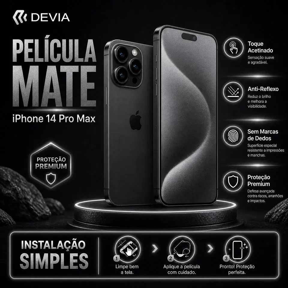 Película Hidrogel DEVIA iPhone 14 Pro Max Mate | ACM85 1