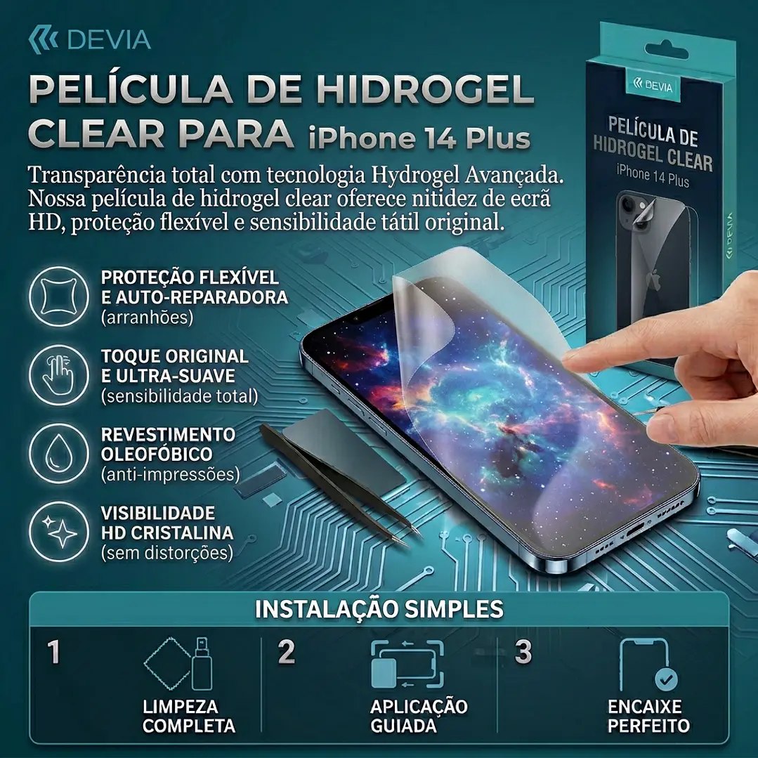 Película Hidrogel DEVIA iPhone 14 Plus | ACM85 1