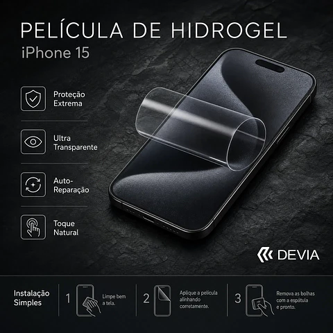 Película Hidrogel DEVIA iPhone 15 | ACM85