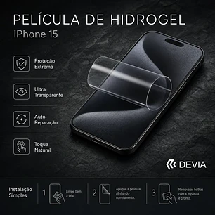 Película Hidrogel DEVIA iPhone 15 | ACM85
