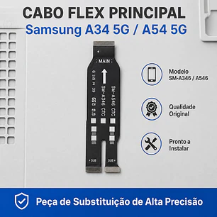 Cabo Flex Motherboard Samsung A34 5G / A54 5G | Peça ACM85