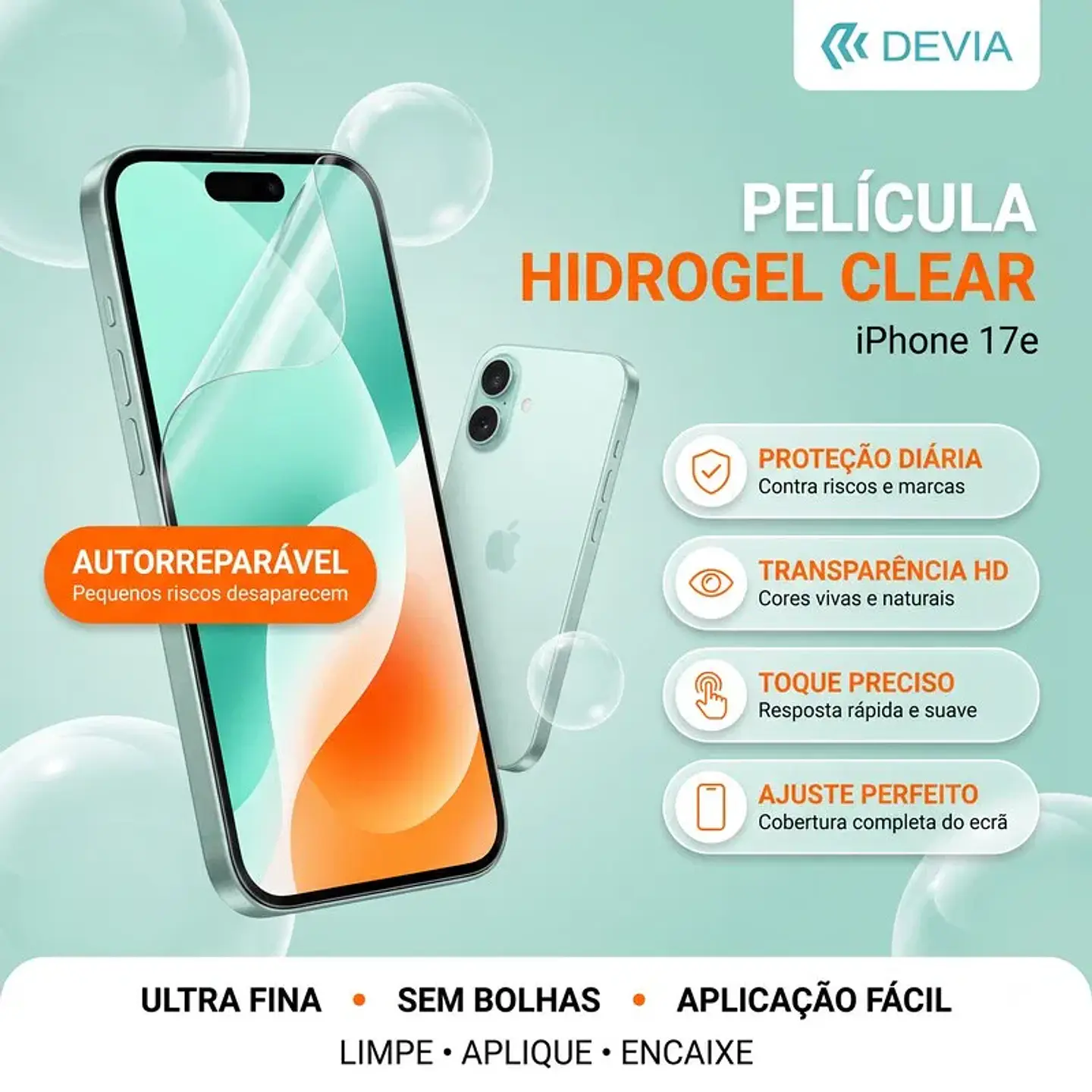 Película Hidrogel DEVIA iPhone 17e | ACM85 1