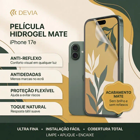 Película Hidrogel Mate DEVIA iPhone 17e | ACM85