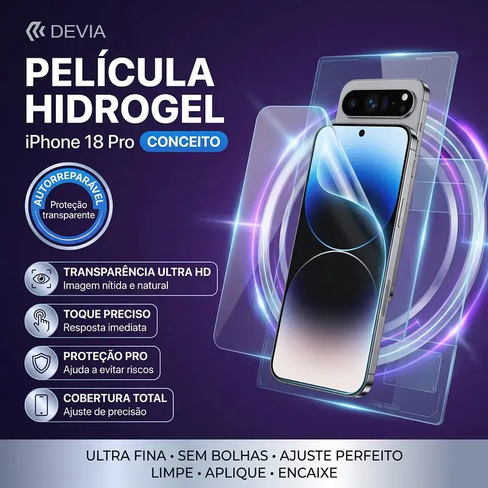 Película Hidrogel DEVIA iPhone 18 Pro | ACM85 1