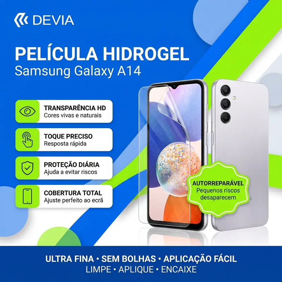 Película Hidrogel DEVIA Samsung A14 / A14 5G | ACM85 1