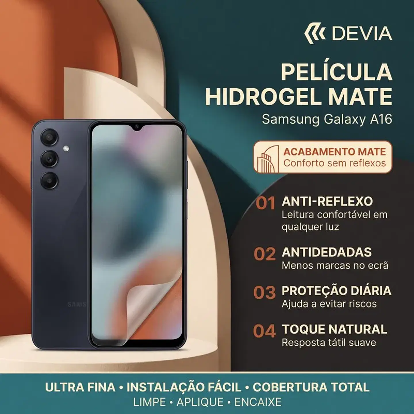 Película Hidrogel DEVIA Samsung A16 / A16 5G Mate | ACM85 1