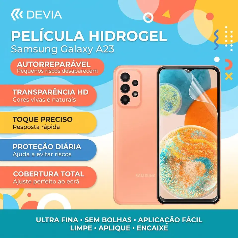Película Hidrogel DEVIA Samsung A23 / A23 5G | ACM85 1