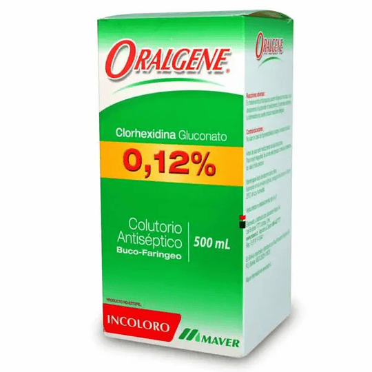 Oralgene, Enjuague bucal 0.12% 500ml