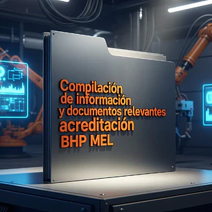 Compilación de información y documentos relevantes acreditación BHP MEL 