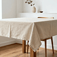 Mantel Cuadrado 150x150cm Algodón Rustico Crea  - Miniatura 1