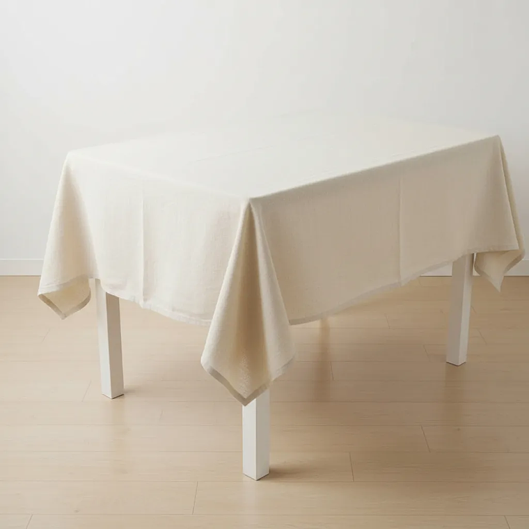 Mantel Cuadrado 150x150cm Algodón Rustico Crea  2